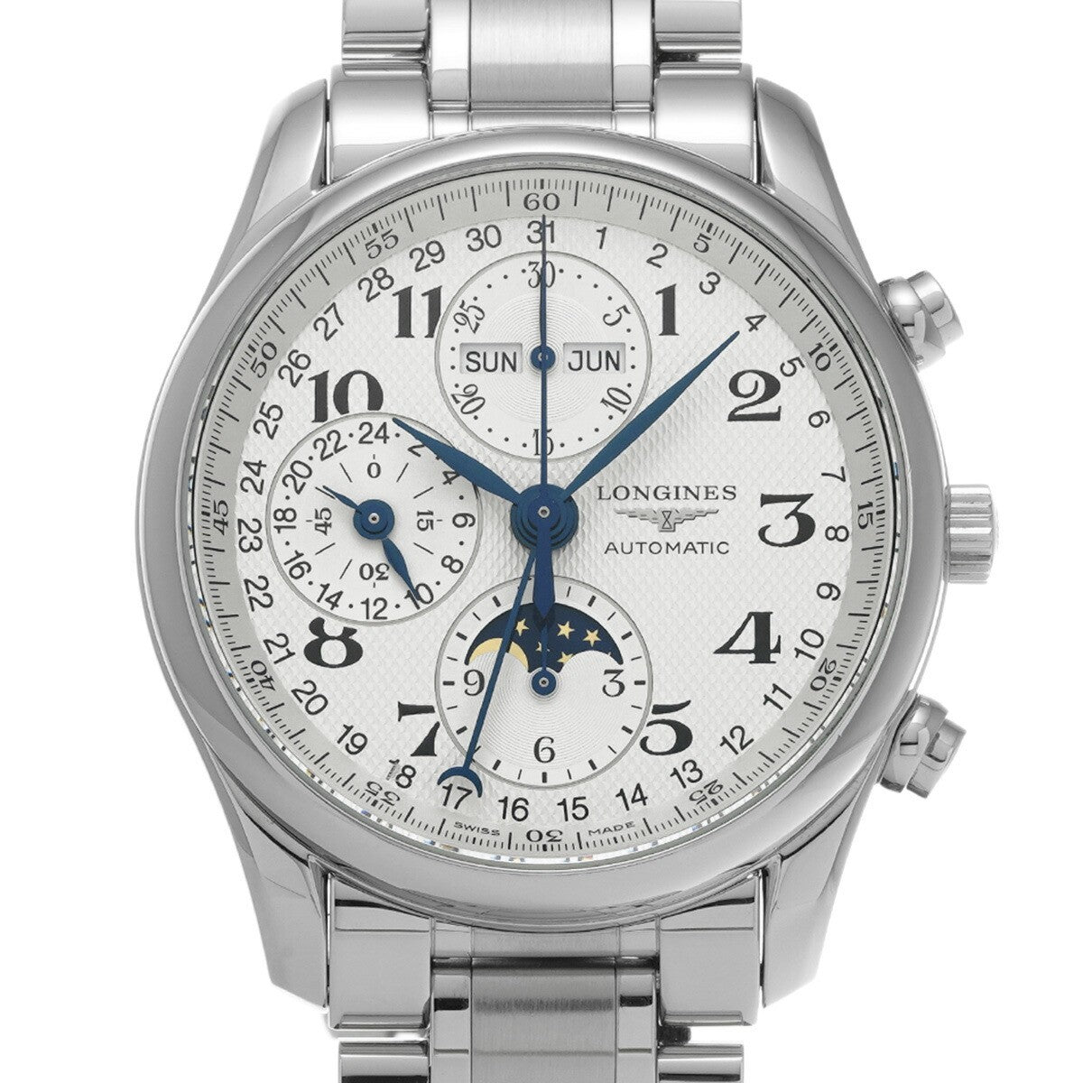 Longines Master Collection L2.673.4.78.6 Silver Men'S Used Watch #4121