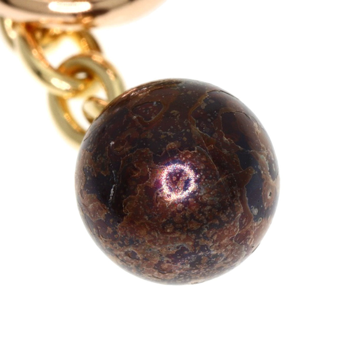 Cartier Trinity Pearl Pearl Earring K18 Yellow