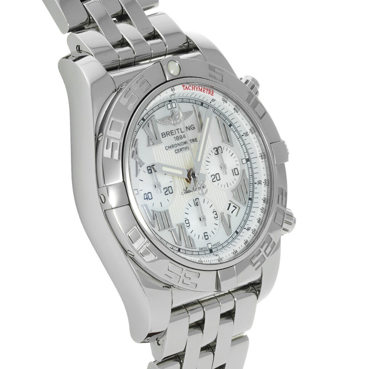 Breitling Chronomat 44 Ab0110 White Case Size 4444Mm Men'S Used Watch #221621