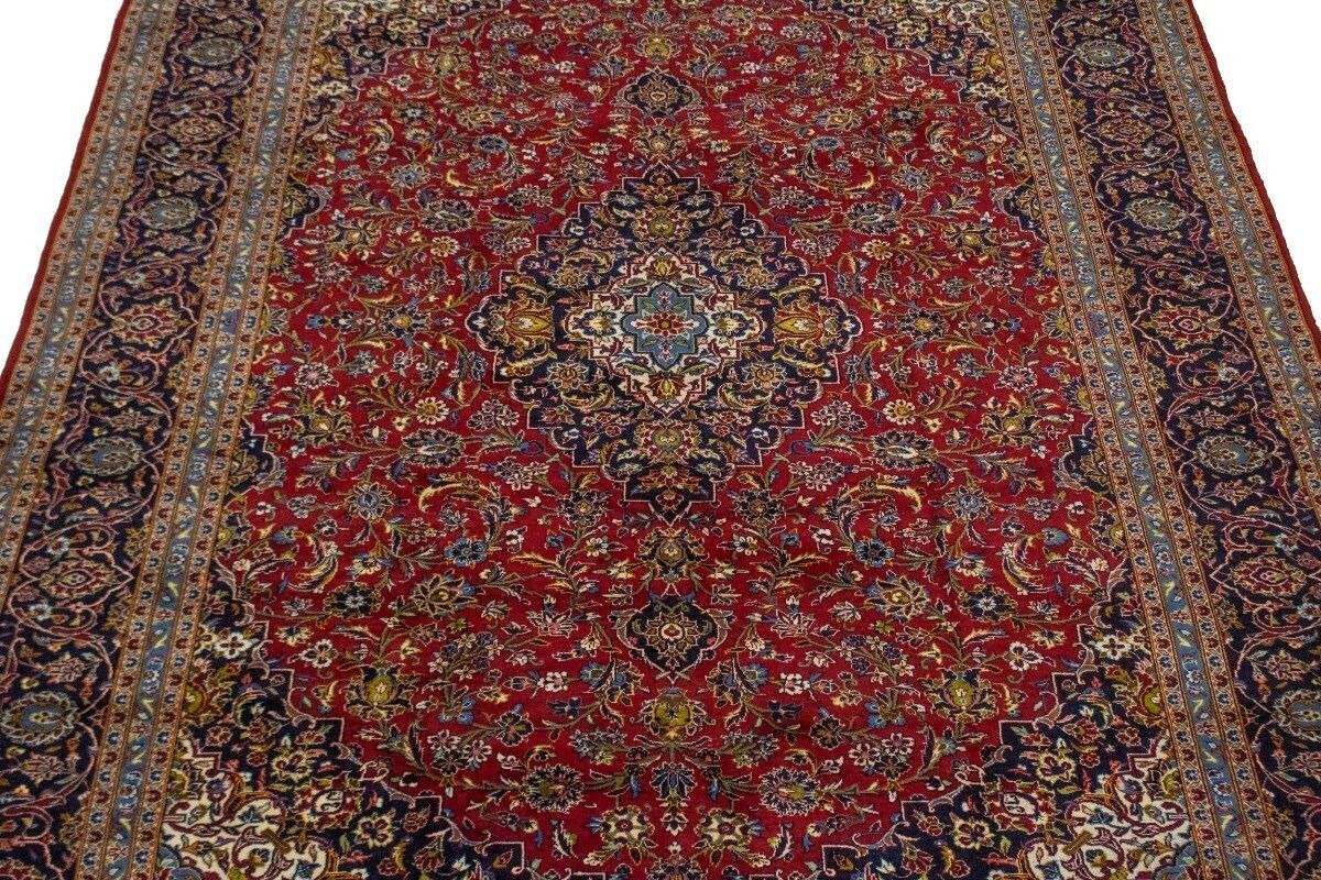 Large Hand-Knotted Vintage Oriental Rug