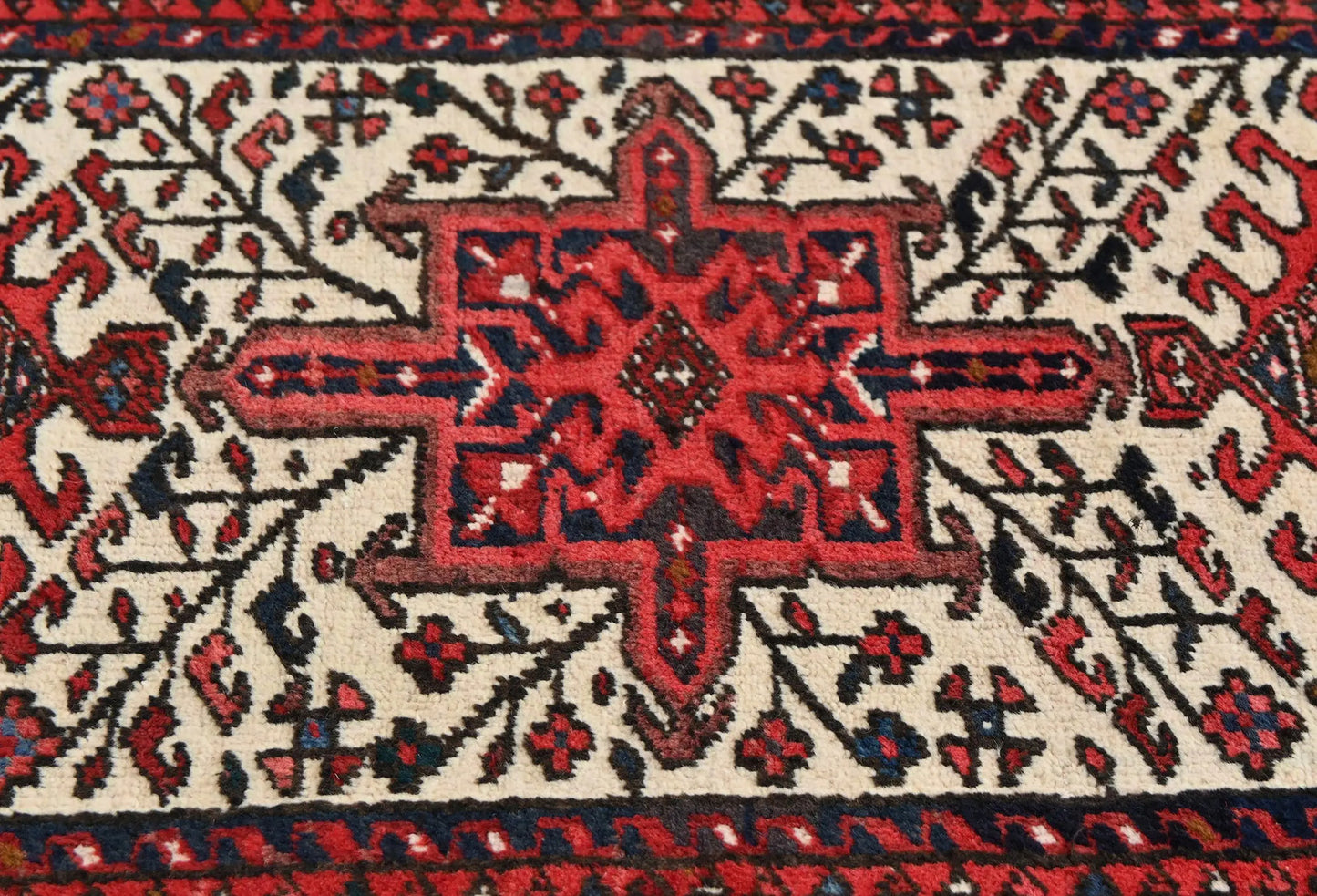 Handmade Vintage Oriental Runner Rug 2'3 X 9'2 Ft