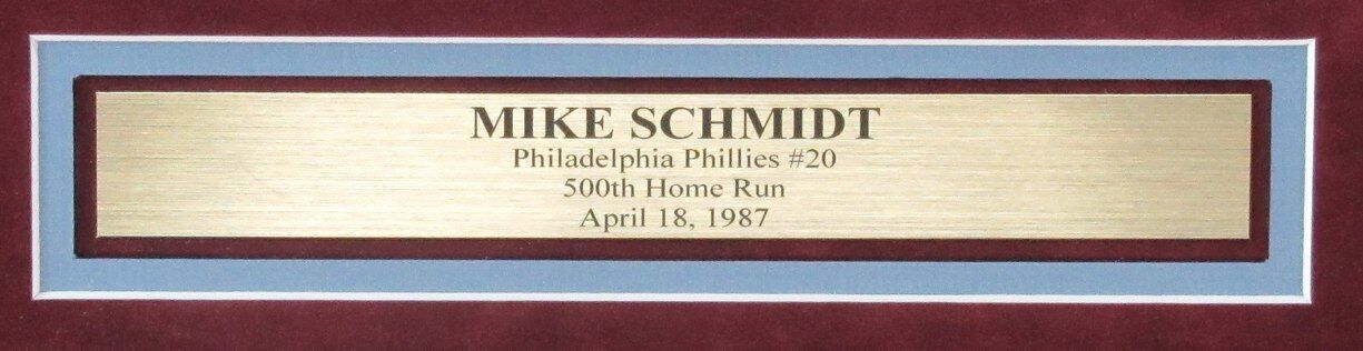 Mike Schmidt Hof Signed/Autographed 16X20 Photo