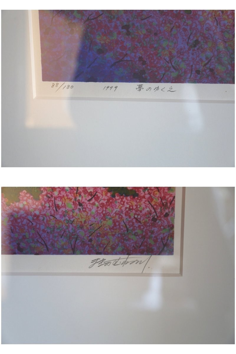 Munenori Makino Woodblock Print "Dreams Journey" 1999 Fuji Sakura Signed 88/180
