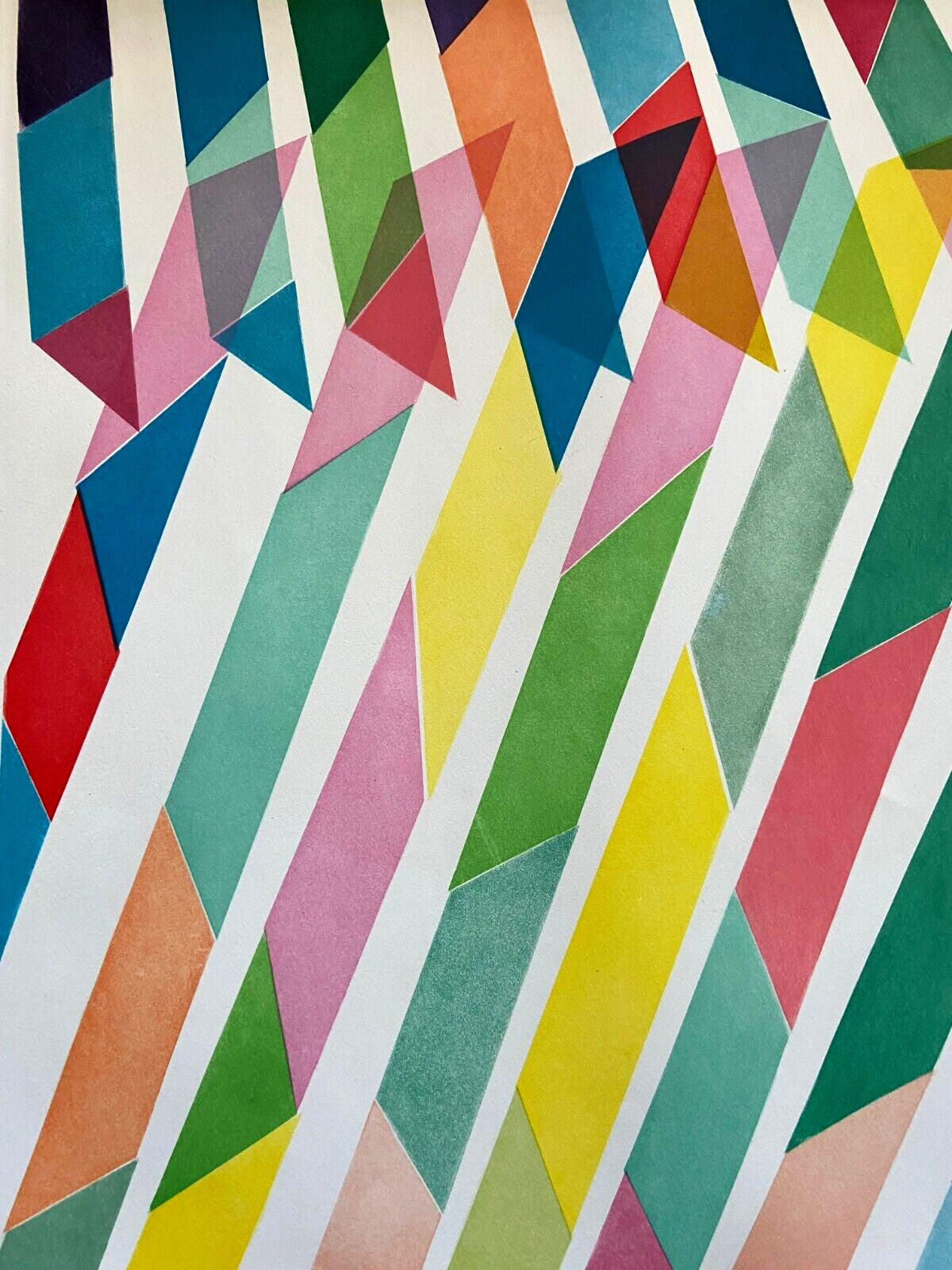 Piero Dorazio Acquaforte 80X120 Signed Hand