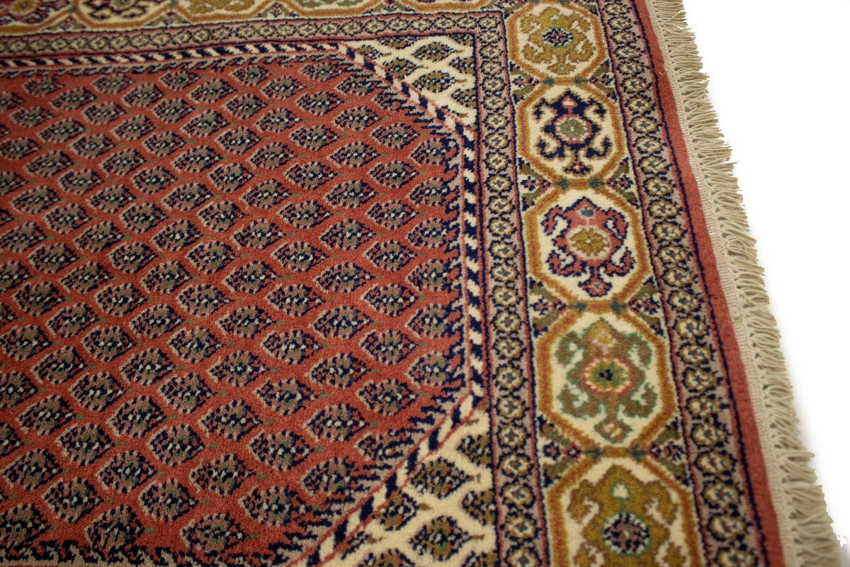 Handmade Indo-Botemir Oriental Rug Paisley Floral
