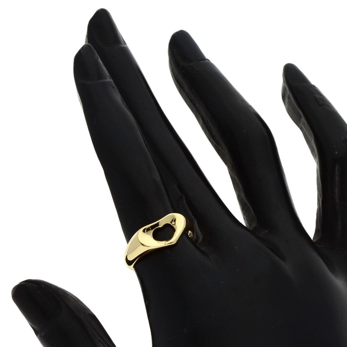 Tiffany&Co. Open Heart Ring K18 Yellow Gold