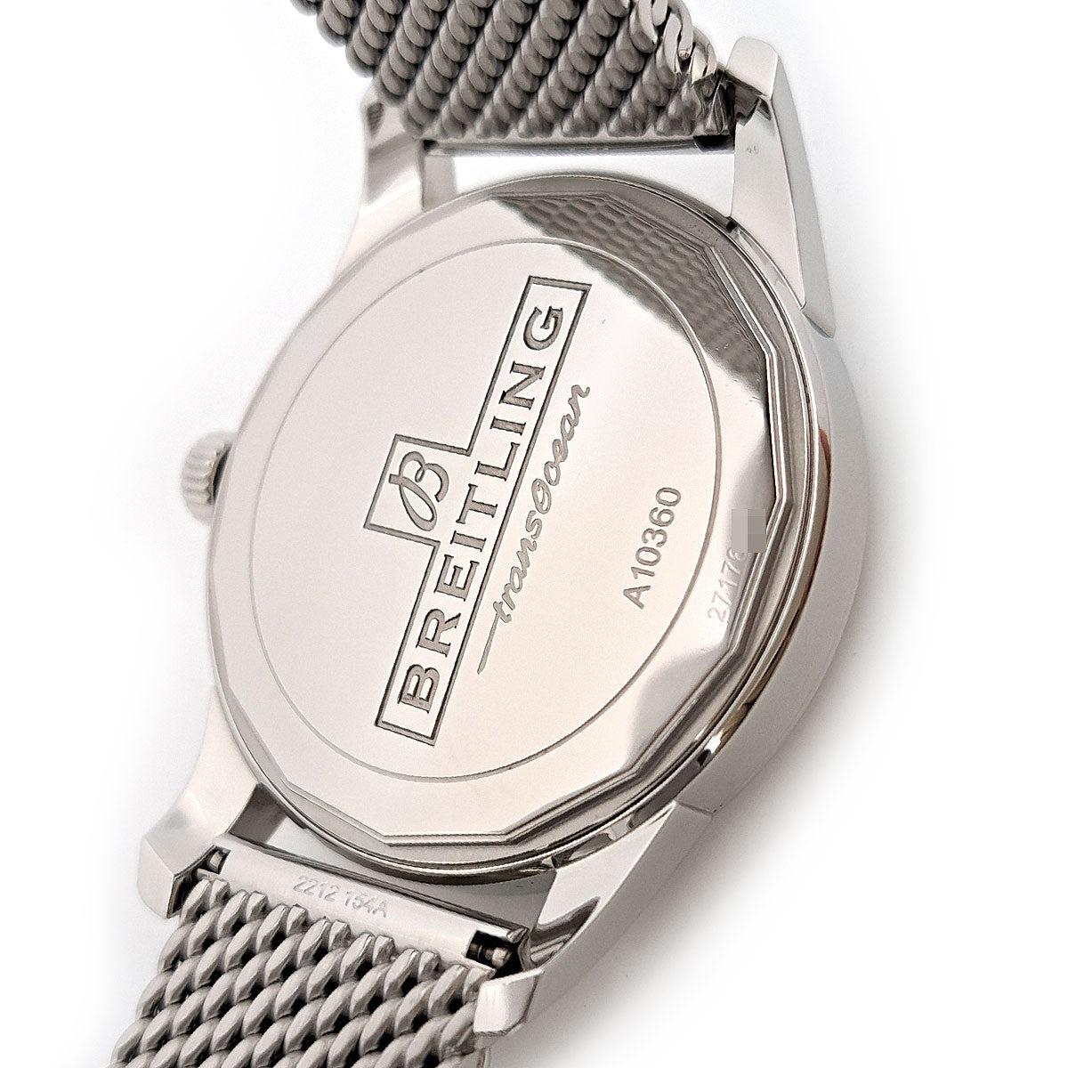 Breitling Transocean A10360 Silver Case Size 43Mm Men'S Used Watch #61016