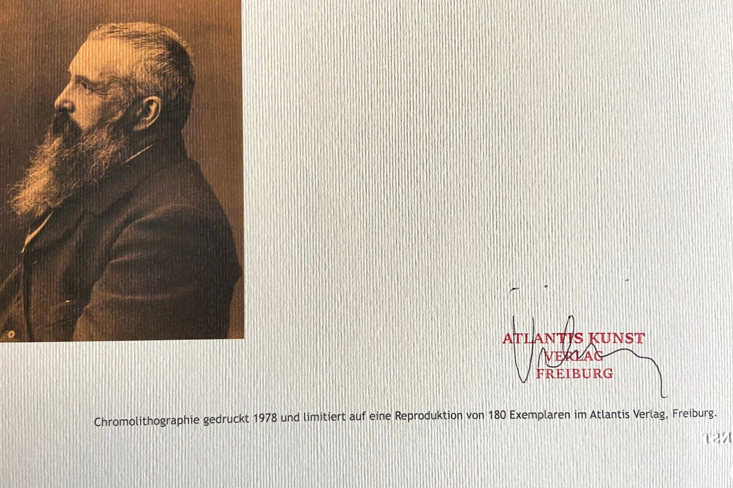 Claude Monet Lithograph Signed Numbered