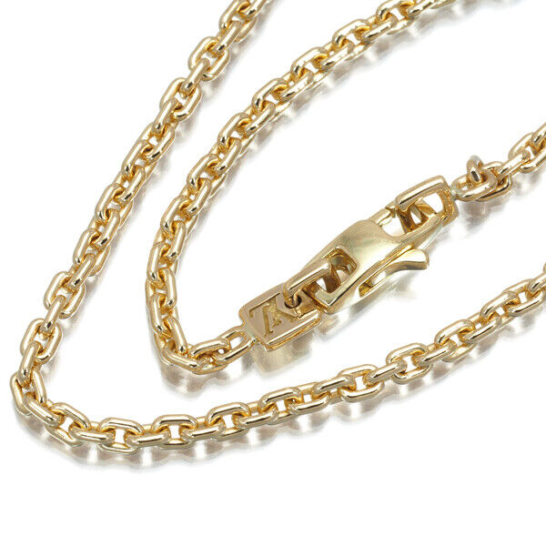 Louis Vuitton Chain Necklace 50Cm 18K 750 Yellow Gold