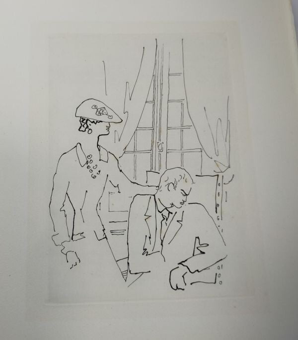 1953 1St Edition Le Bal Du Comte D'Orgel Radiguet/Cocteau Limited 250 Etching
