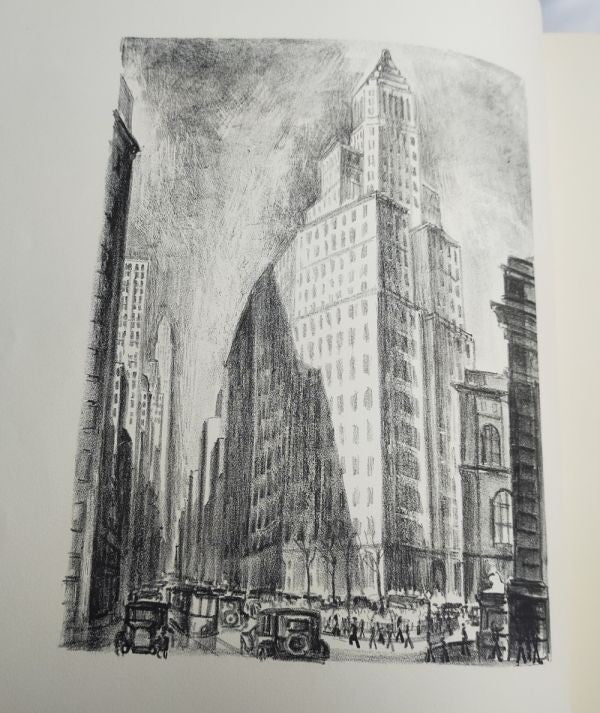 Paul Morand New-York 1931 W/ 30 Lithographs By Adriaan Lubbers Limited Edition