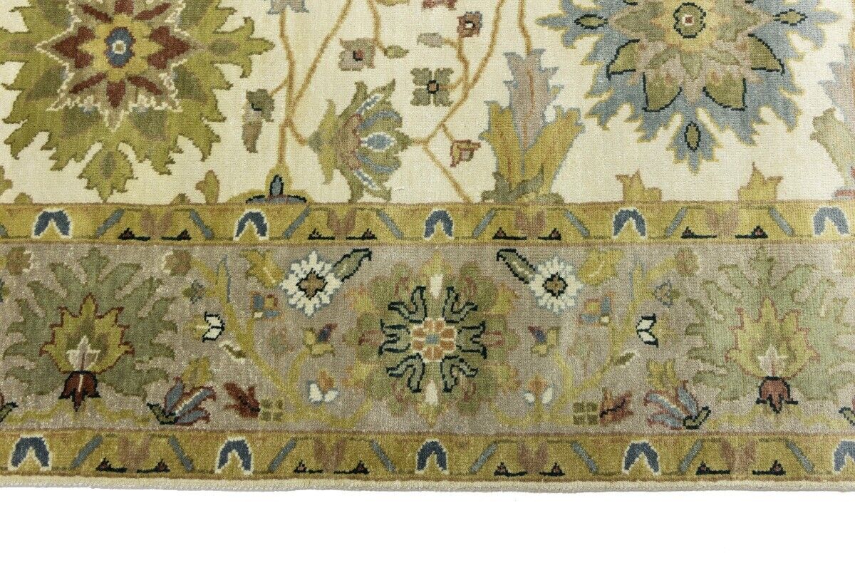 Handmade Osh Chobi Floral Style Peshawar Rug