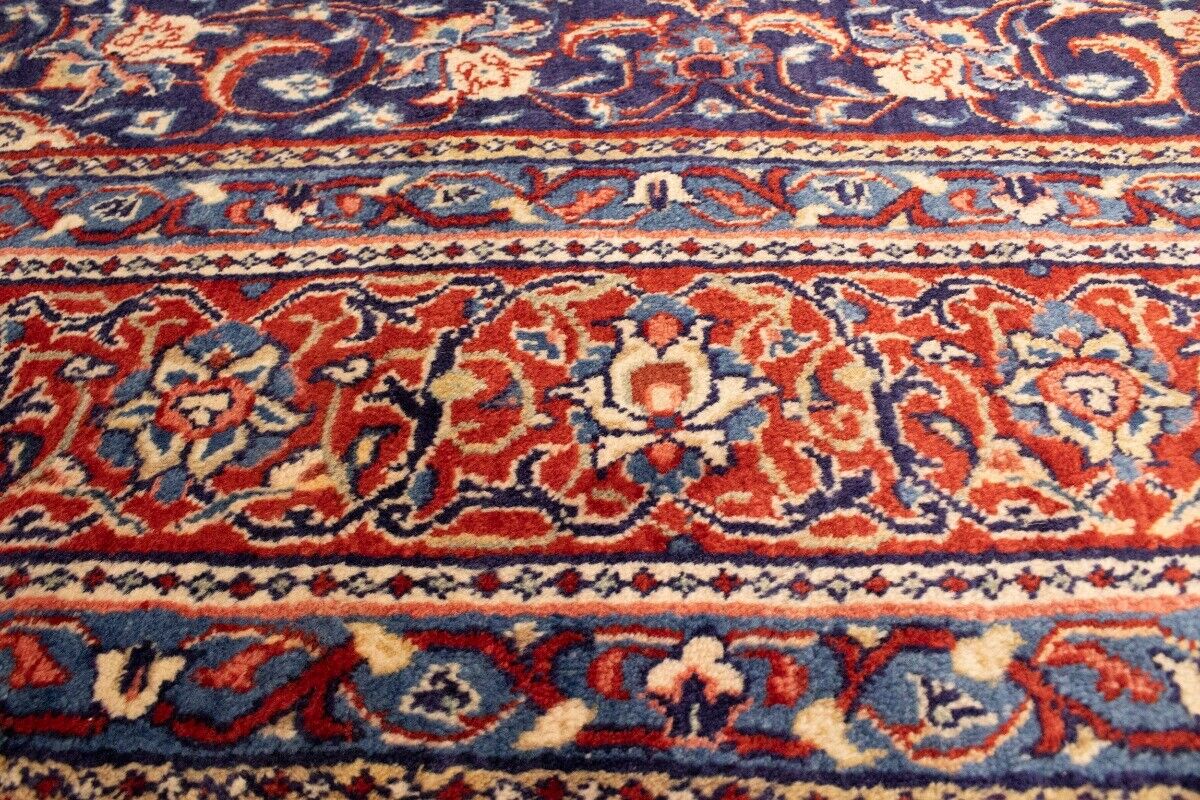 Handmade Vintage Oriental Rug 10X13 Ft Floral