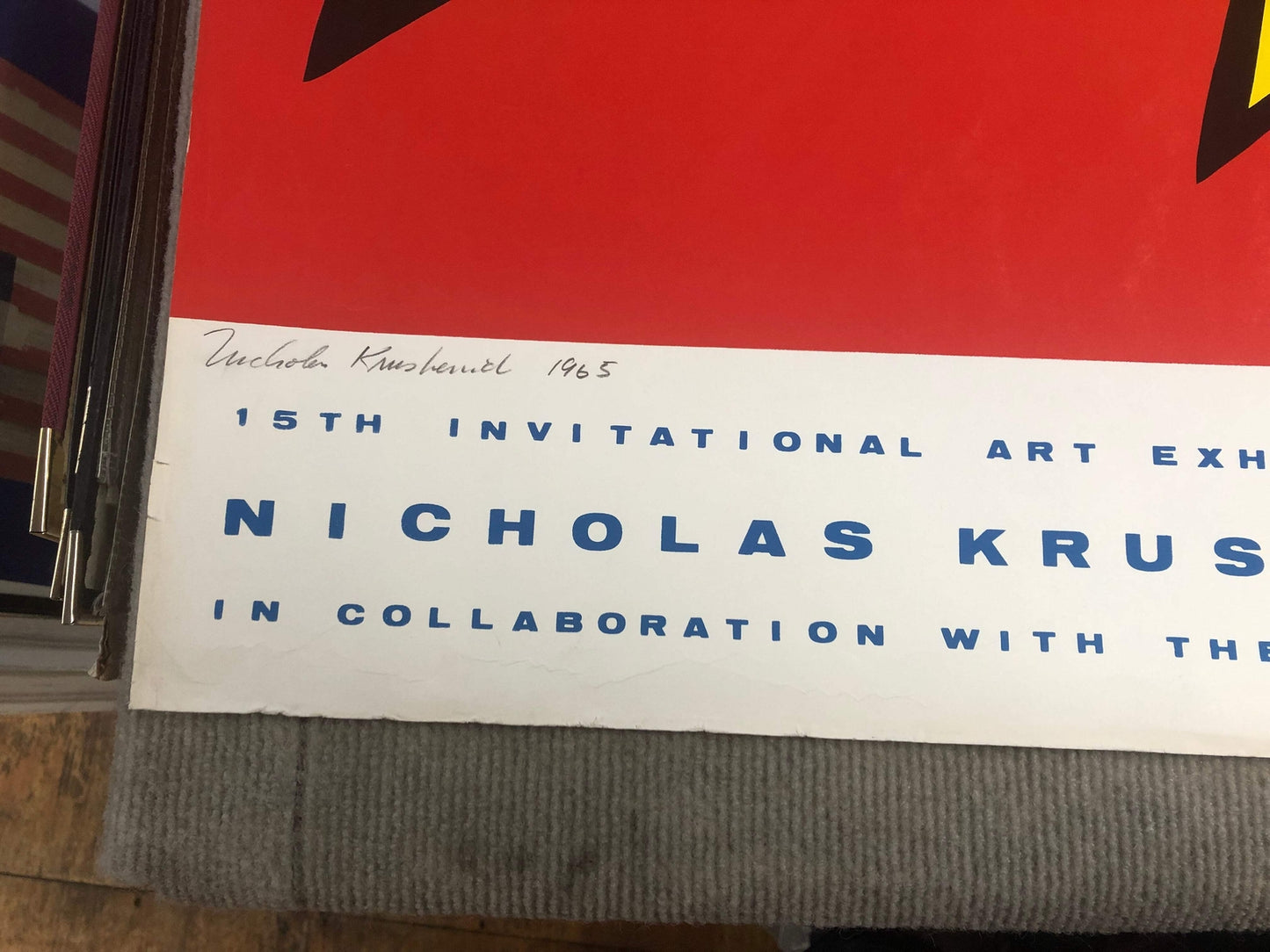 Nicholas Krushenick 15Th Invitational Art Exhibition At Cinema I And Cinema Ii S