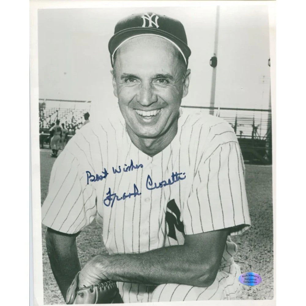 Frank Crosetti Autographed 8X10 Photo