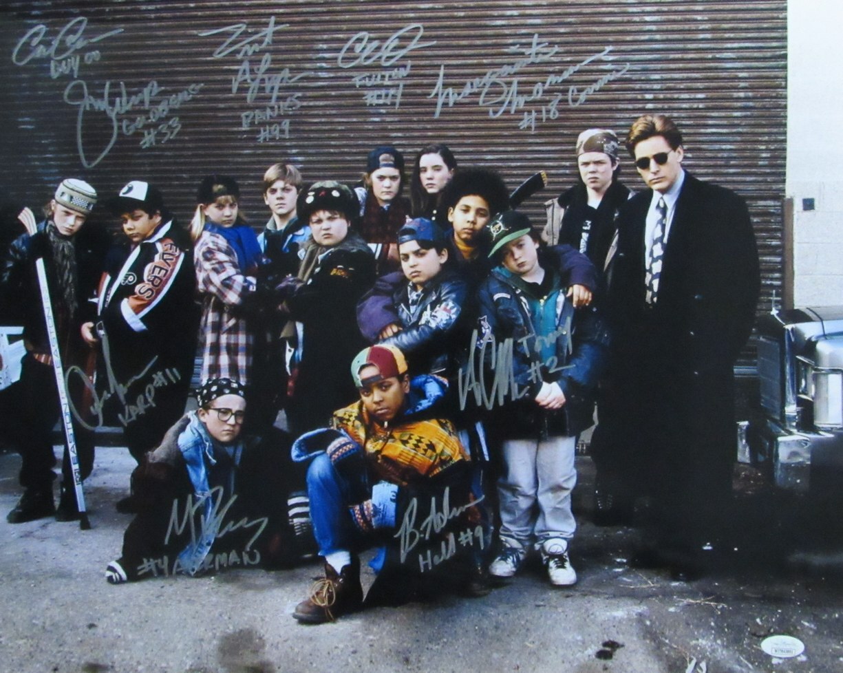 "The Mighty Ducks" Signed/Autographed By 9