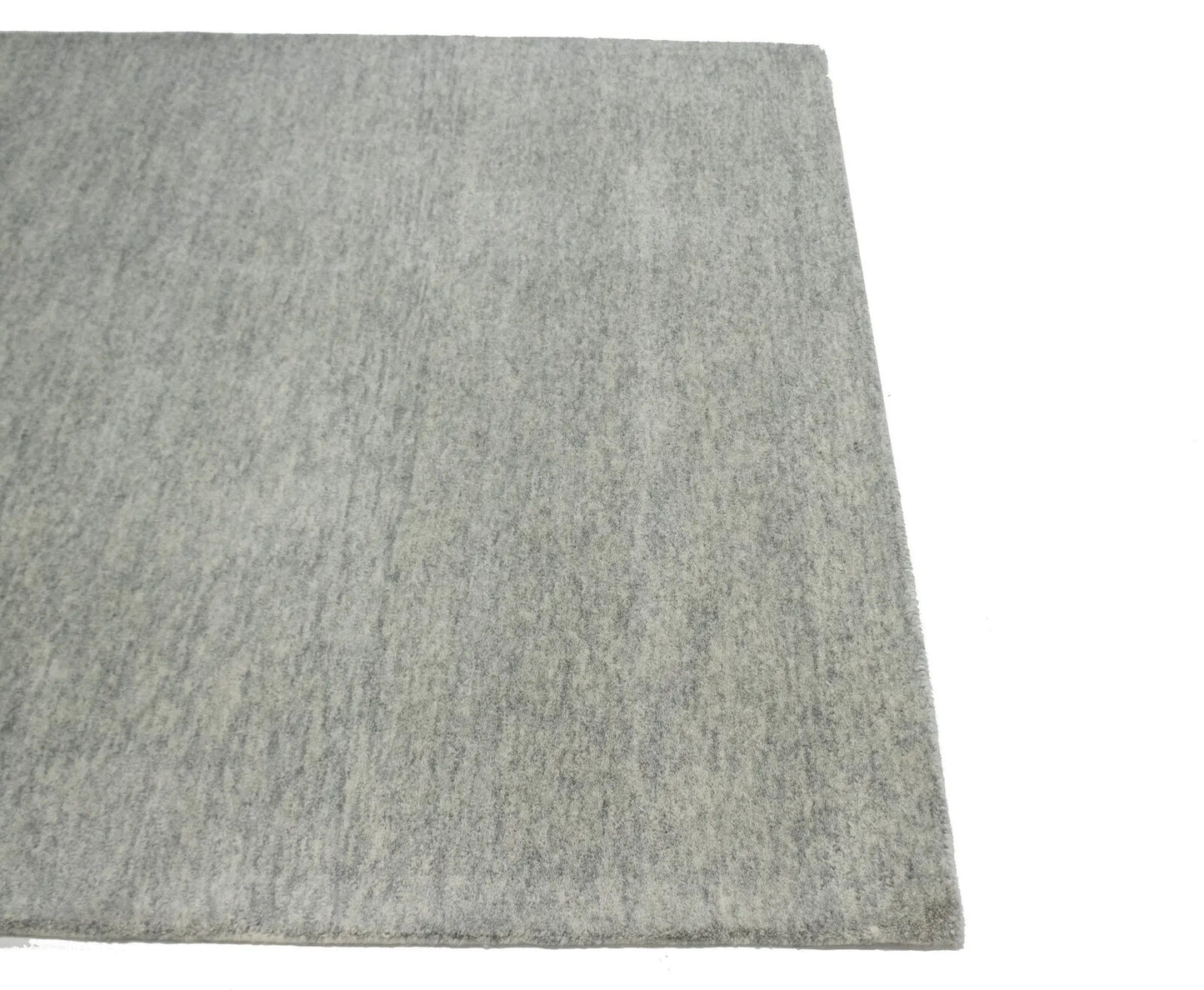 5X8 Ft Hand-Tufted Modern Rug Solid Gray