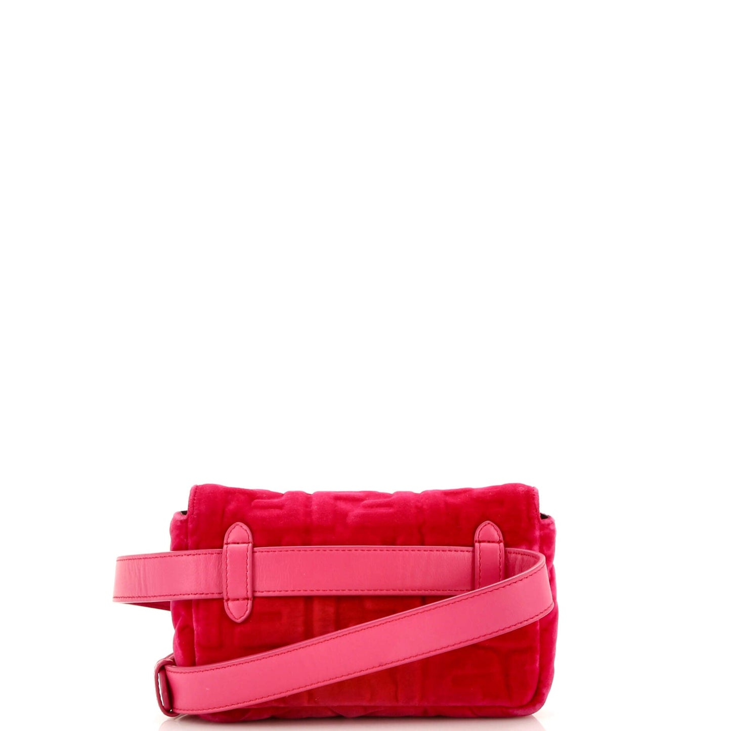 Fendi Baguette Hip Belt Bag Zucca Velvet