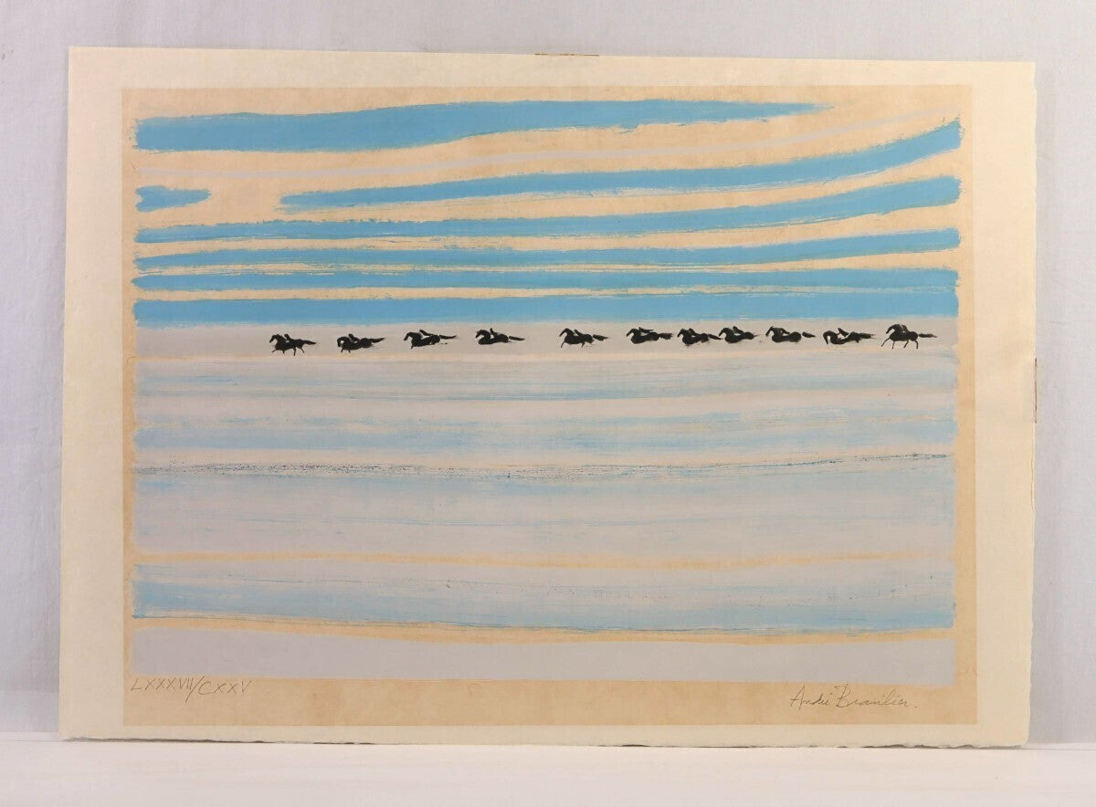 Andre Brasilier Signed Original Lithograph On