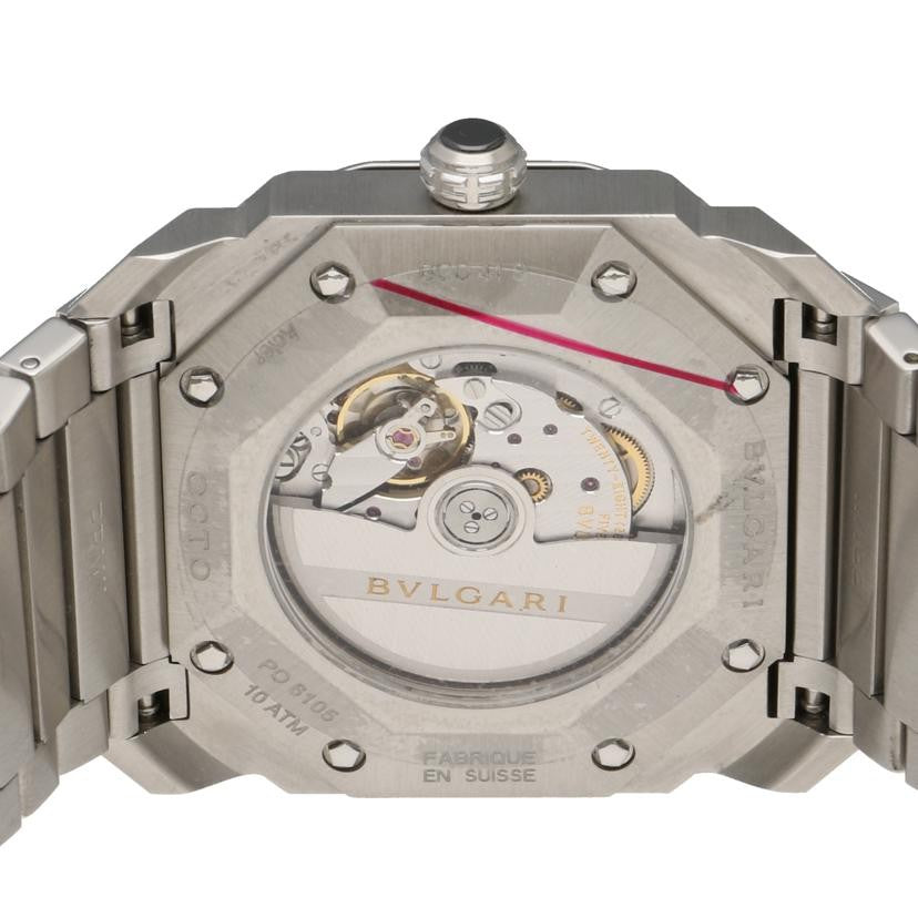 Bvlgari Octodate Bgo41Bssd Band Size 19Cm Used Watch #4104