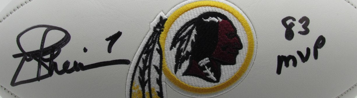 Joe Theismann Autographed/Inscribed Redskins Logo