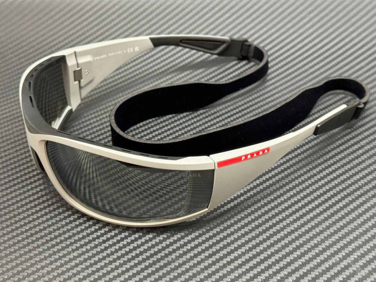 PRADA LINEA ROSSA PS A04S 13Z05A Matte Iron Grey