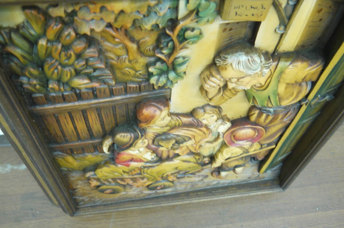 Anri Wood Carving Wall Plaque Franz Von Defregger Relief Italy Handcrafted