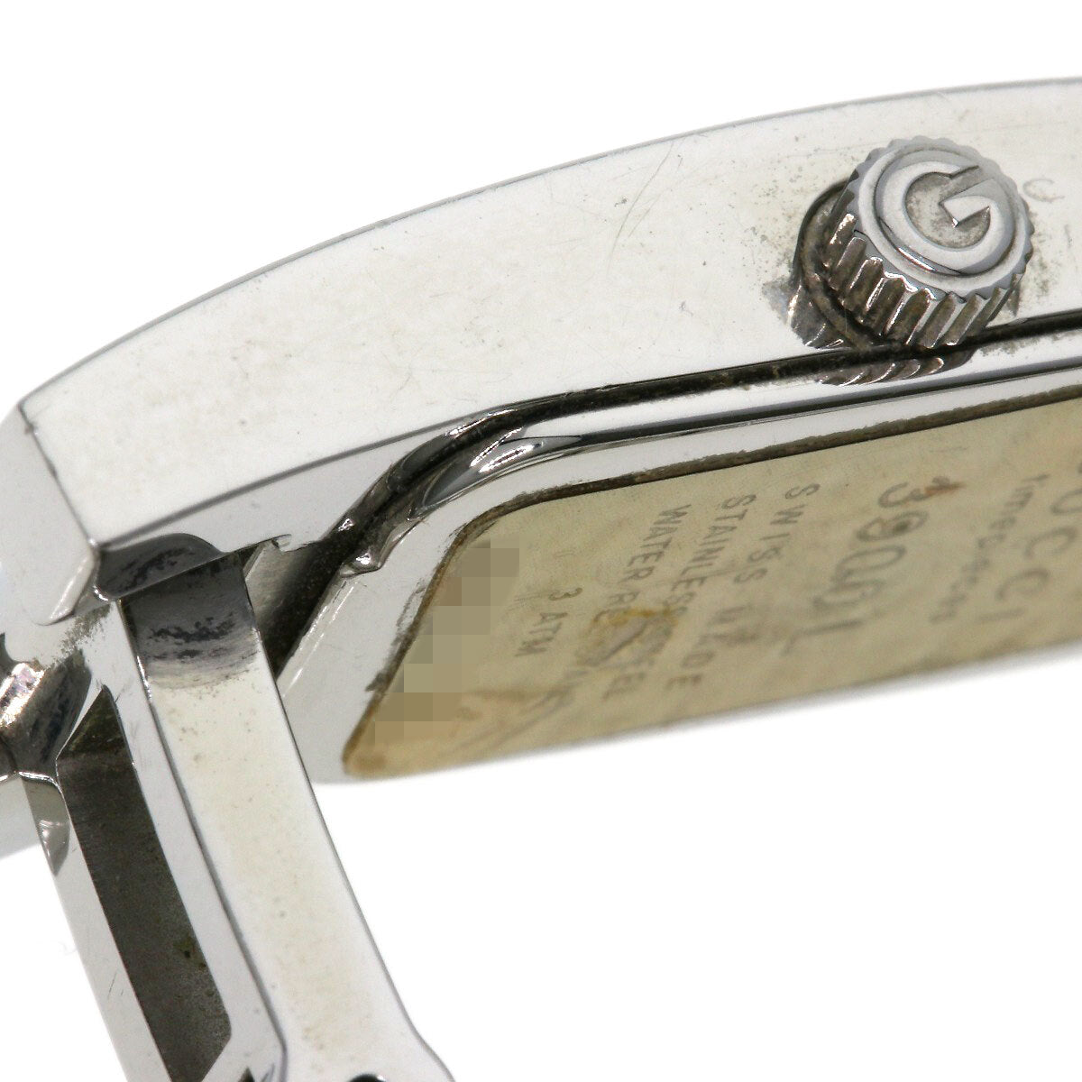 Gucci Square Face Watches 3900L Stainless Steel/Stainless Steel Ladies