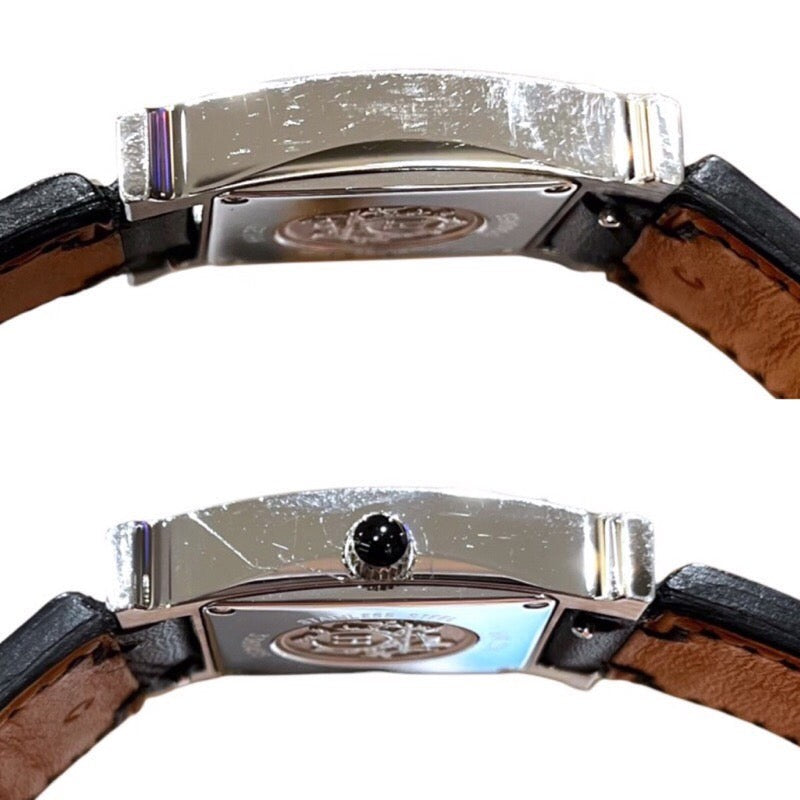 Hermes H Watch Double Tour Sm Hh1.231 Black