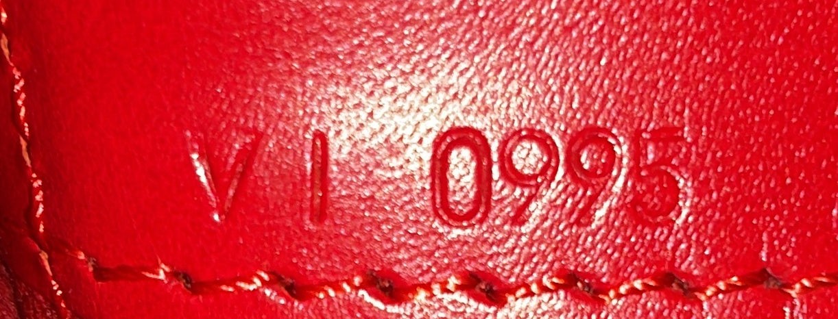 Louis Vuitton Lussac Handbag Epi Leather