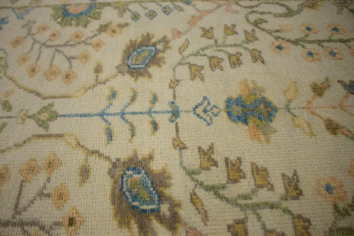 3X14 Ft Handmade Floral Oriental Runner Rug Osh