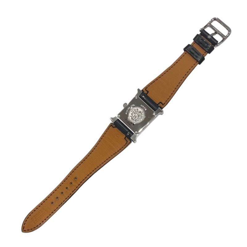 Hermes H Watch Double Tour Sm Hh1.231 Black