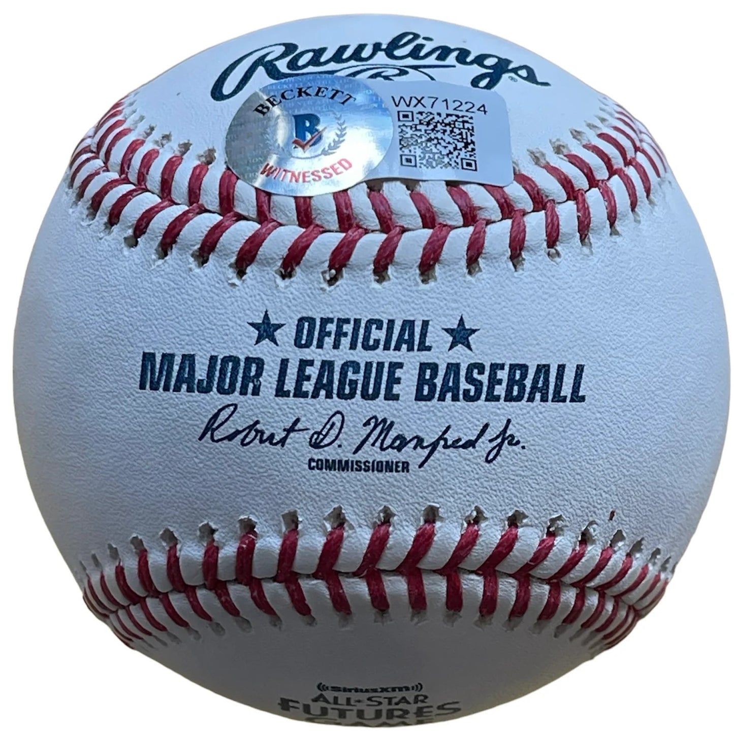Jordan Walker 2022 Future Game Autographed Official Major League Baseball (Becke