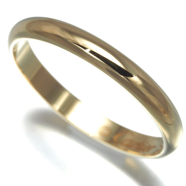 Cartier Ring 1895 Wedding Band 2.5Mm Eu51 18K 750 Yellow Gold