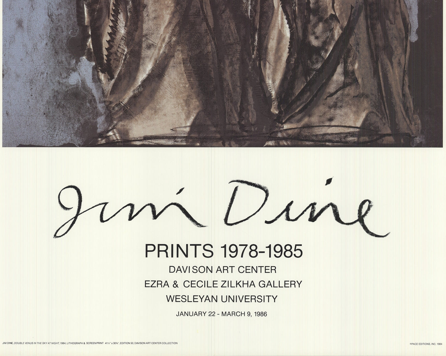 Jim Dine Venus De Milo At Memphis State " Poster