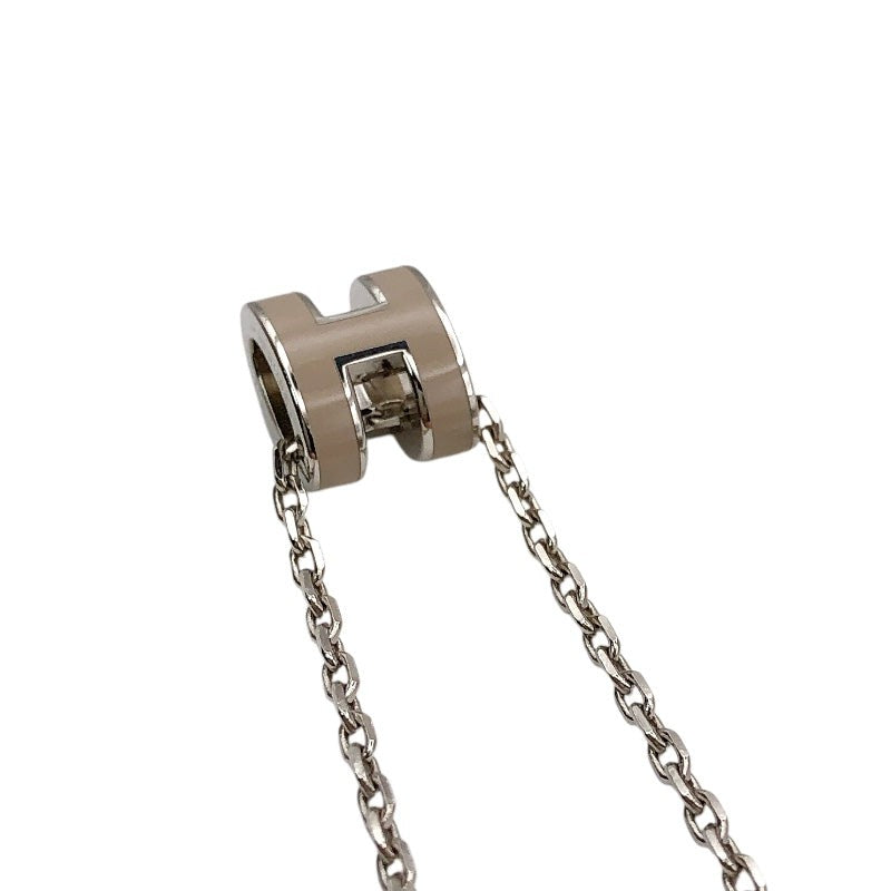 Hermes Pop H Mini Marquise Necklace Metal