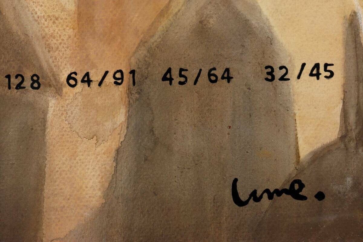 Arcadio Lobato Original Painting Watercolor On