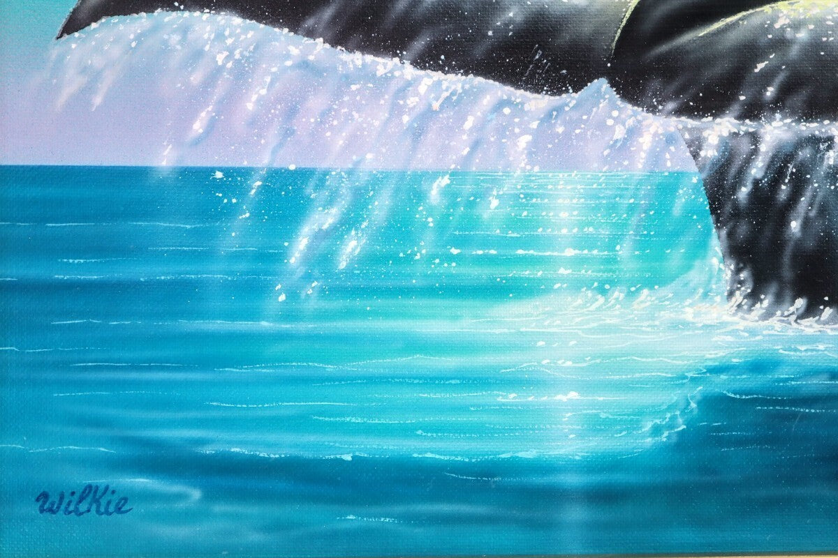 Jeff Wilkie (Us) Signed Original Painting Acrylic