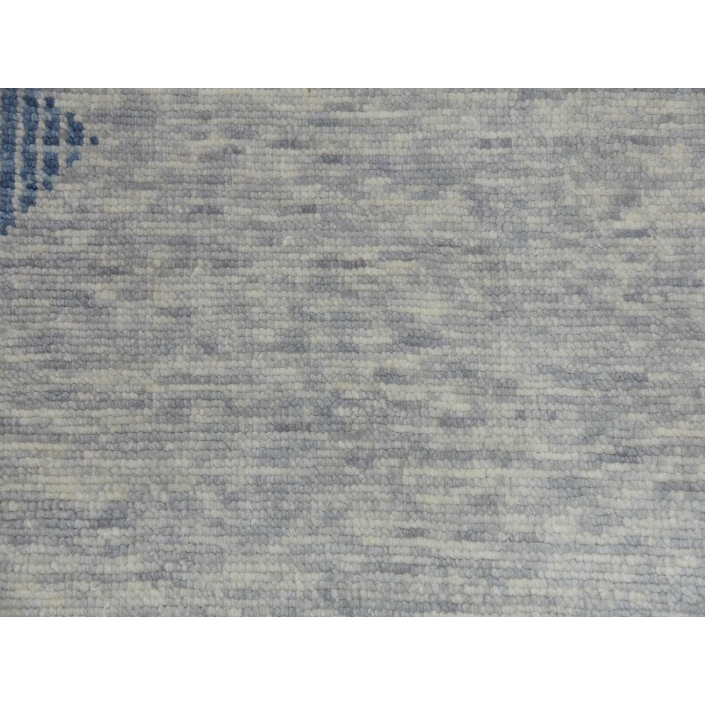 12'1"X18'4" Blue Art Deco Collection Wool Hand Knotted Oversized Rug