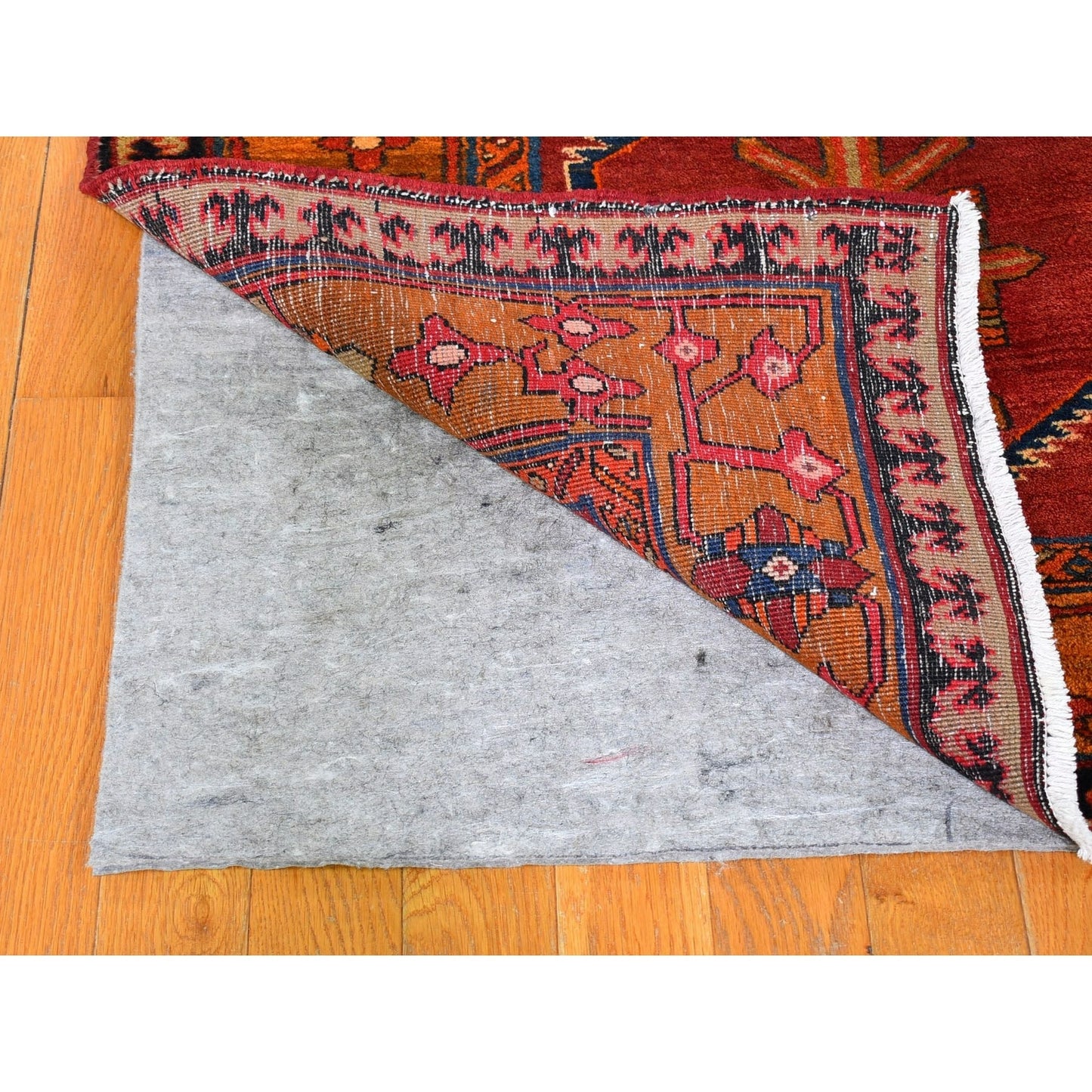 5'X12'9" Old West Farsian Wide Gallery Size Runner Wool Handknotted Rug
