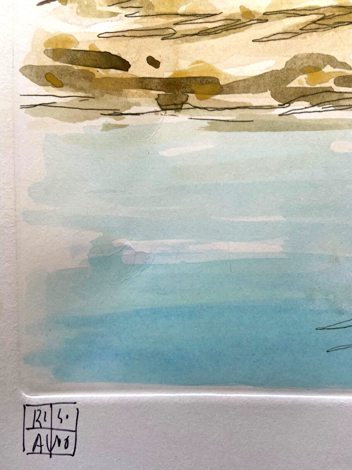 Aldo Riso ''The Home White A Leuca " Incision Hand