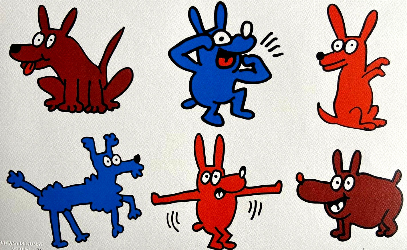 Keith Haring Lithograph Coa Signed Numbered