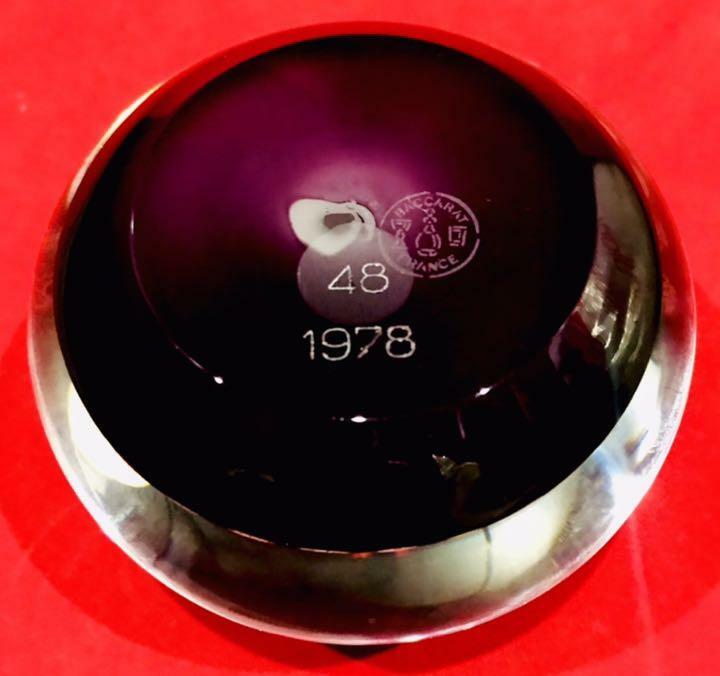 Baccarat Millefiori Paperweight 1978 Multiple