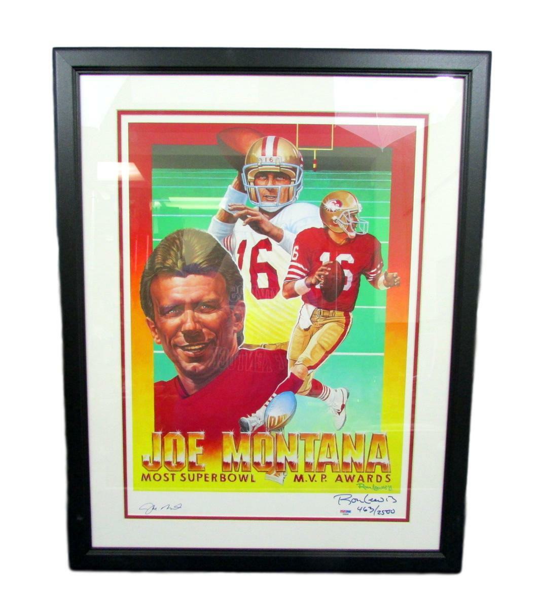 Joe Montana San Francisco 49Ers Signed/Framed
