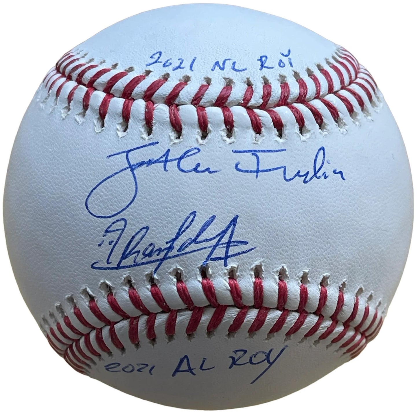 Randy Arozarena Jonathan India Dual Signed