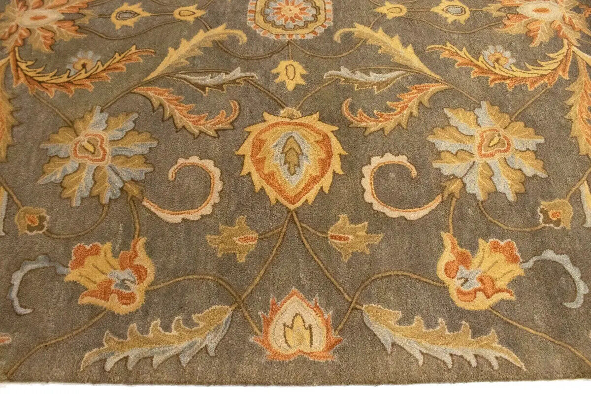 8X11 Ft Hand-Tufted Modern Oriental Rug Large