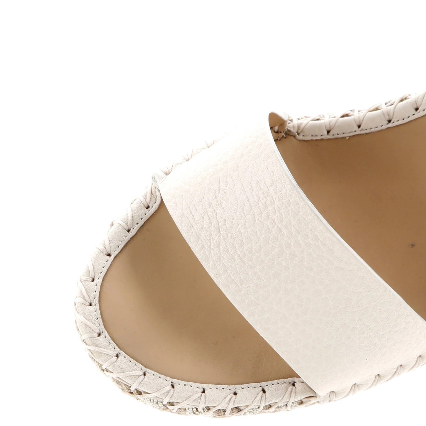 Valentino Garavani Women'S Rockstud Ankle Strap Double Wedge Sandals Leather