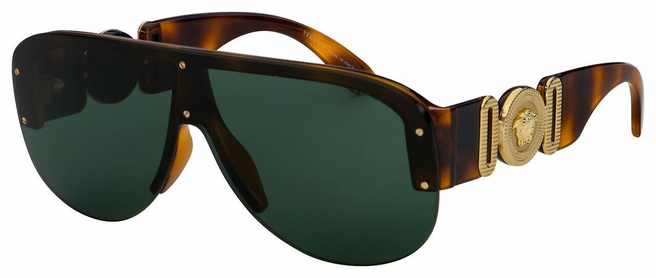 Versace Ve4391 531771 Havana Aviator Men'S 48 Mm