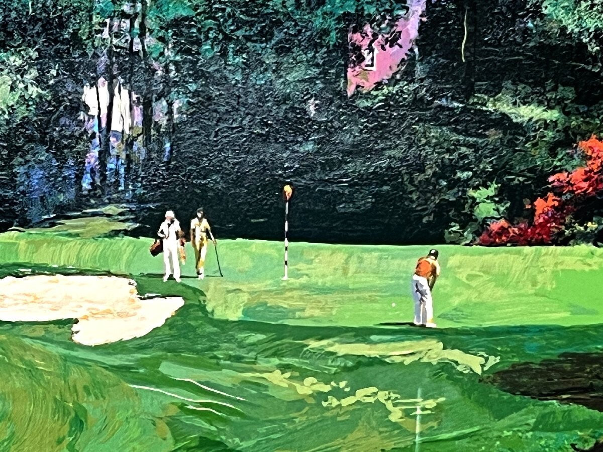 Mark King "Golf Course" Original Silkscreen On