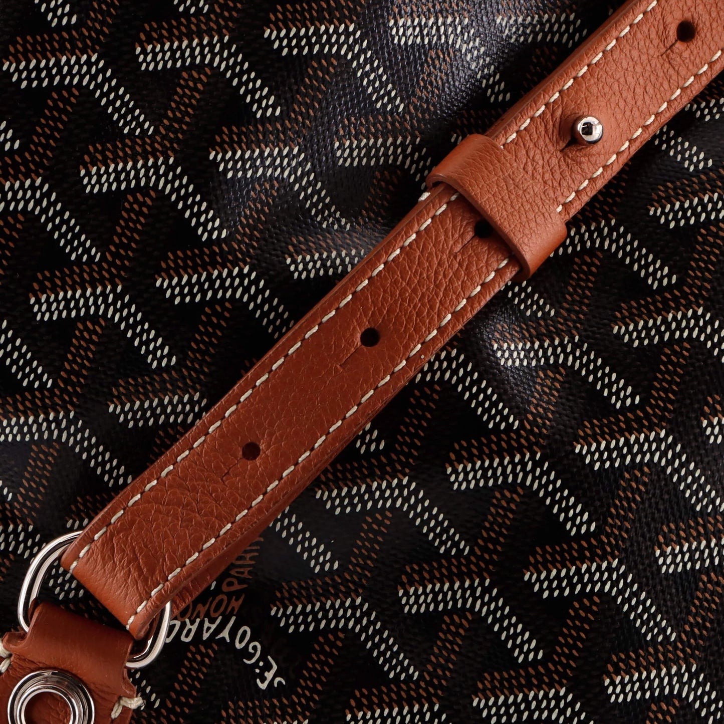 Goyard Saint Leger Briefcase Backpack Coated Canvas